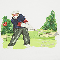 RICCI PRINTED GOLF BEAR